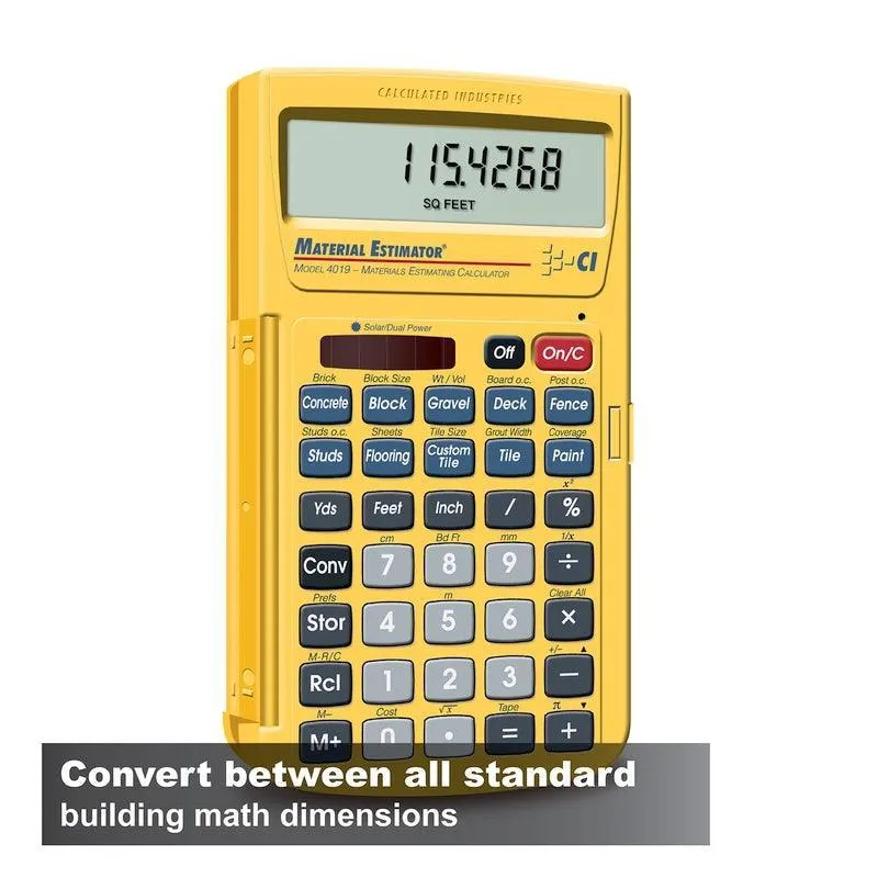 4019 Material Estimator™ - Image 3