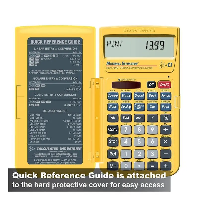 4019 Material Estimator™ - Image 4