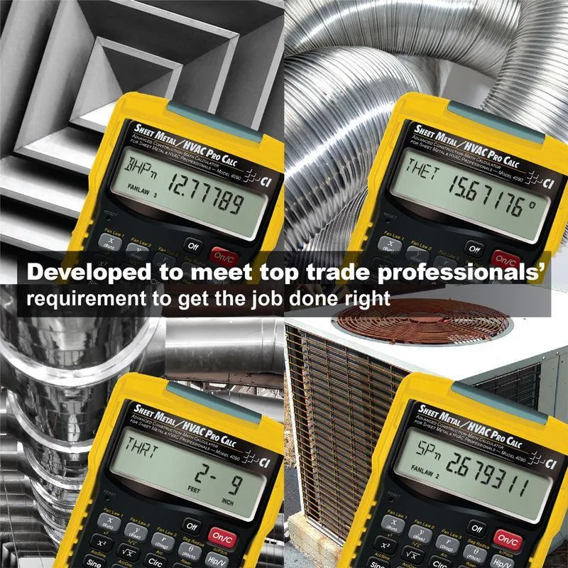 4090 Sheet Metal/HVAC Pro Calculator - Image 6