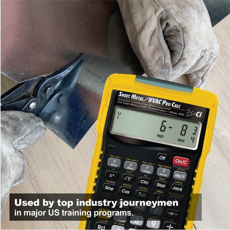 4090 Sheet Metal/HVAC Pro Calculator - Image 7