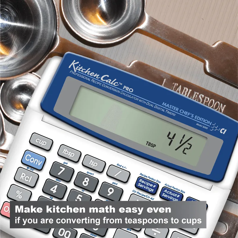 8305 KitchenCalc™ Pro Master Chef’s Edition - Image 4