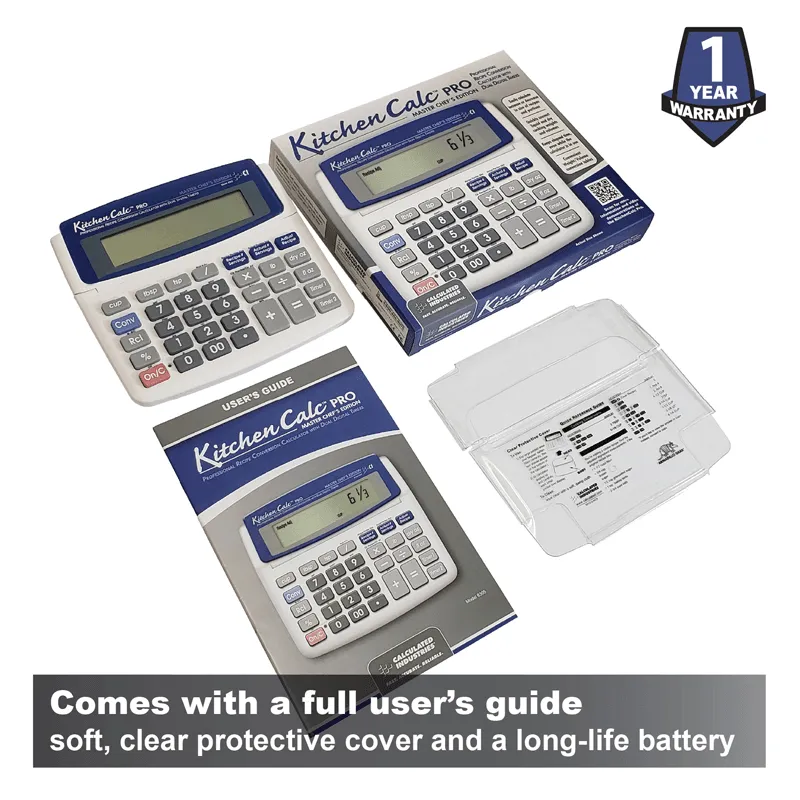 8305 KitchenCalc™ Pro Master Chef’s Edition - Image 8