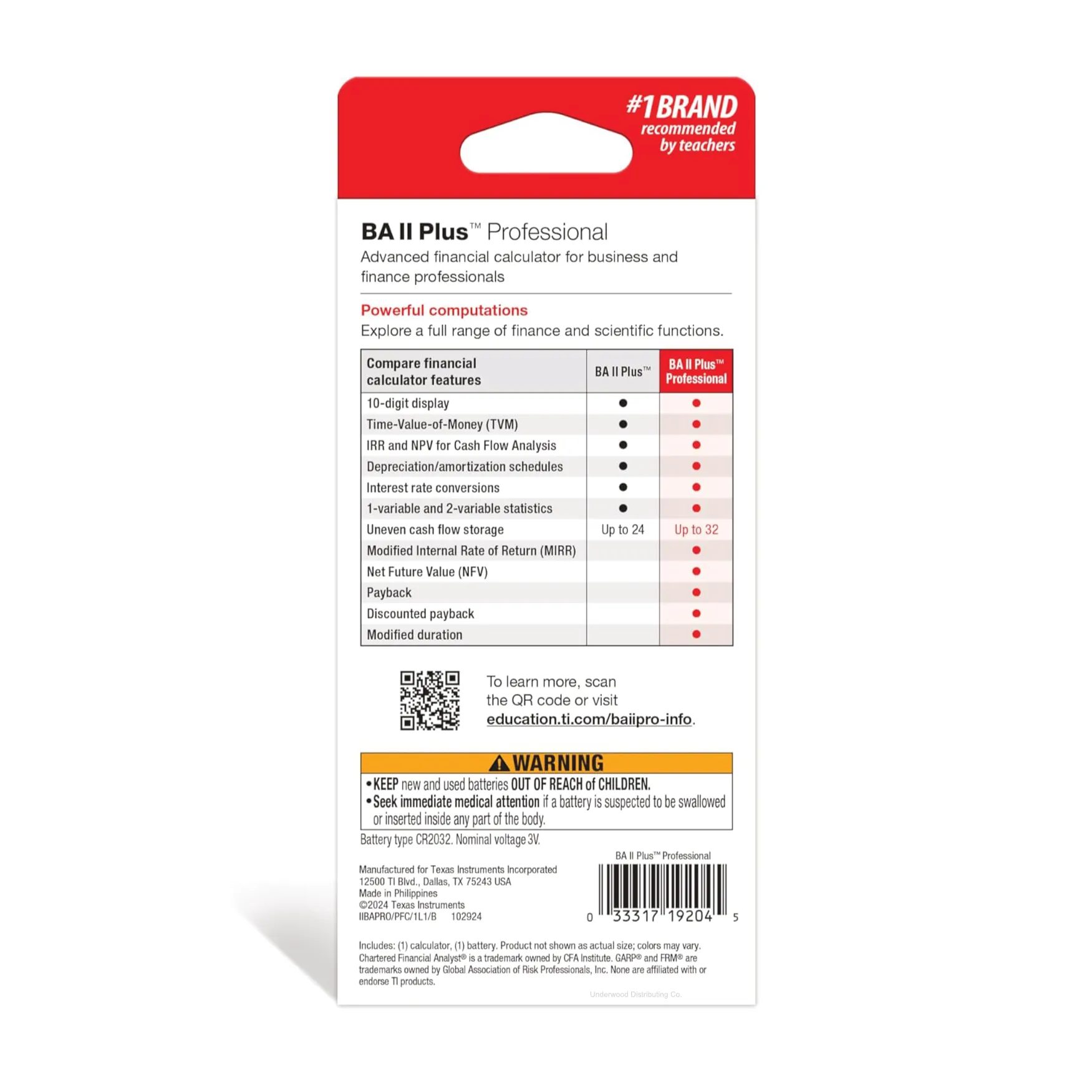 BA II Plus Professional Financial Calculator - Image 8