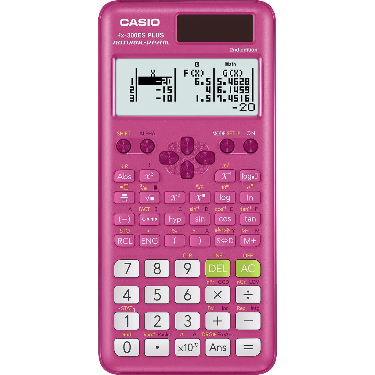 Casio fx-300ES PLUS 2nd Edition Scientific Calculator - Pink