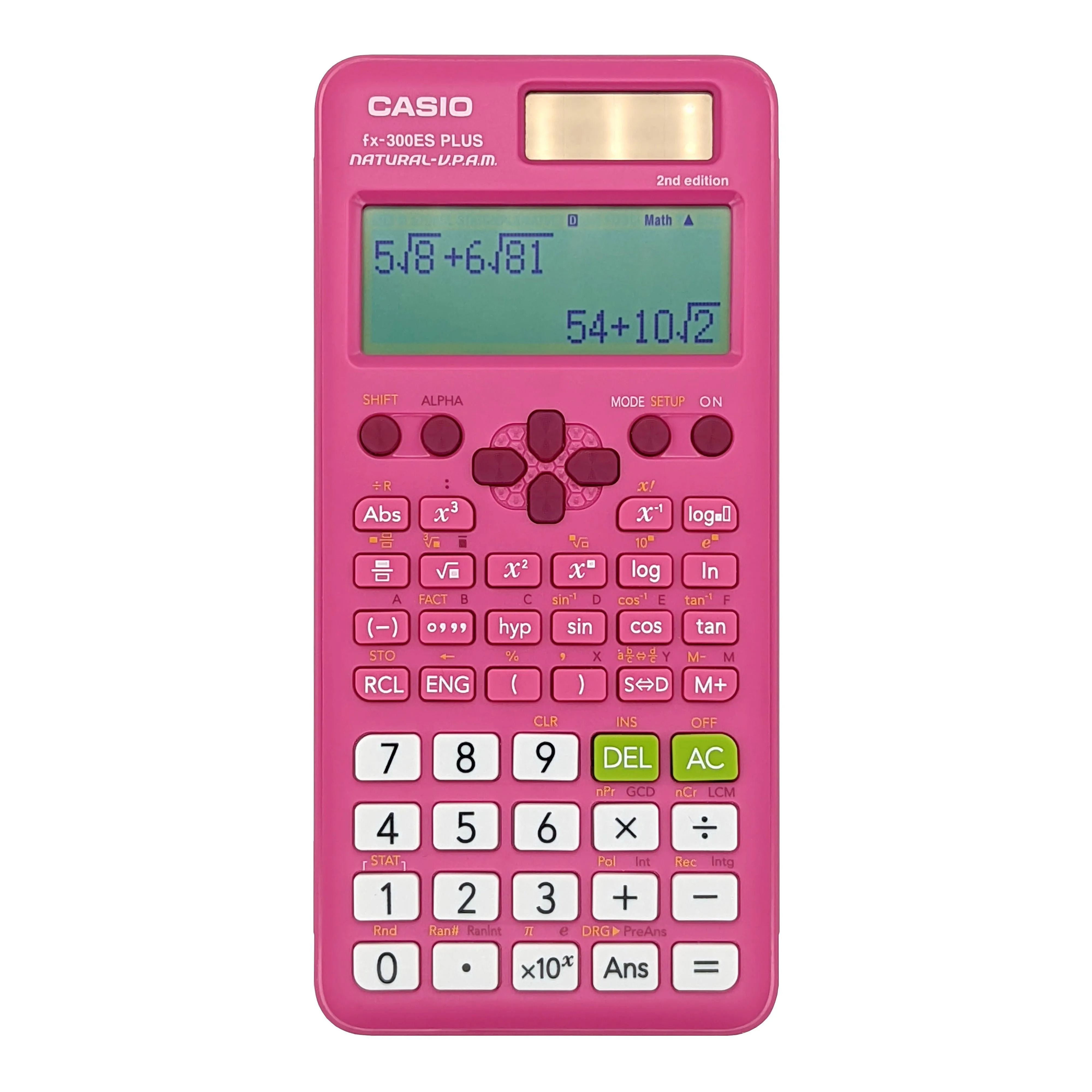 Casio fx-300ES PLUS 2nd Edition Scientific Calculator - Pink - Image 8
