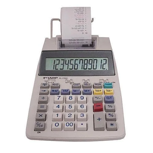 Sharp EL-1750V - 12 Digit Printing Calculator