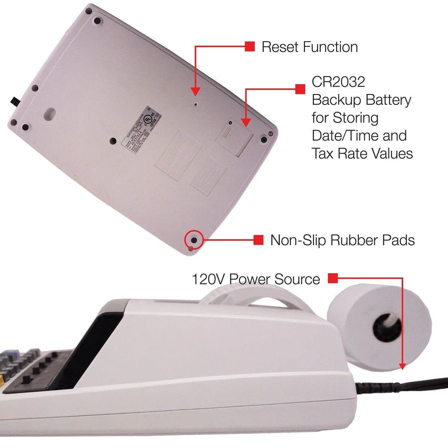 Sharp EL-2630PIII - 12 Digit Commerical Printing Calculator - Image 4
