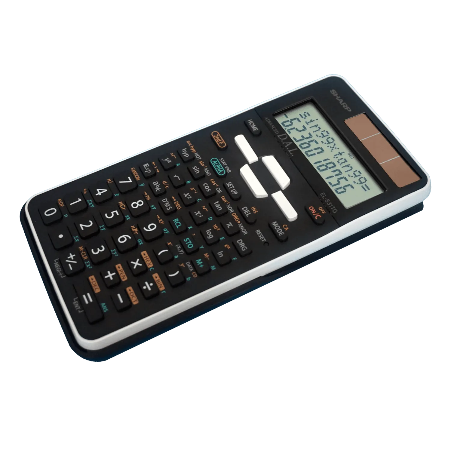 Sharp EL-531TGBBW - Scientific Calculator with 2 Line Display - Black - Image 3