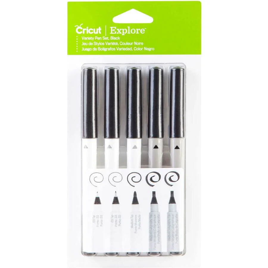 Multi Pen Set, Black (5 ct.)