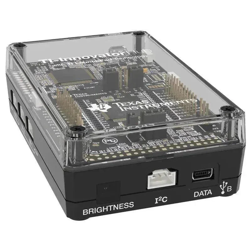 Open-box TI-Innovator Hub with TI LaunchPad Board