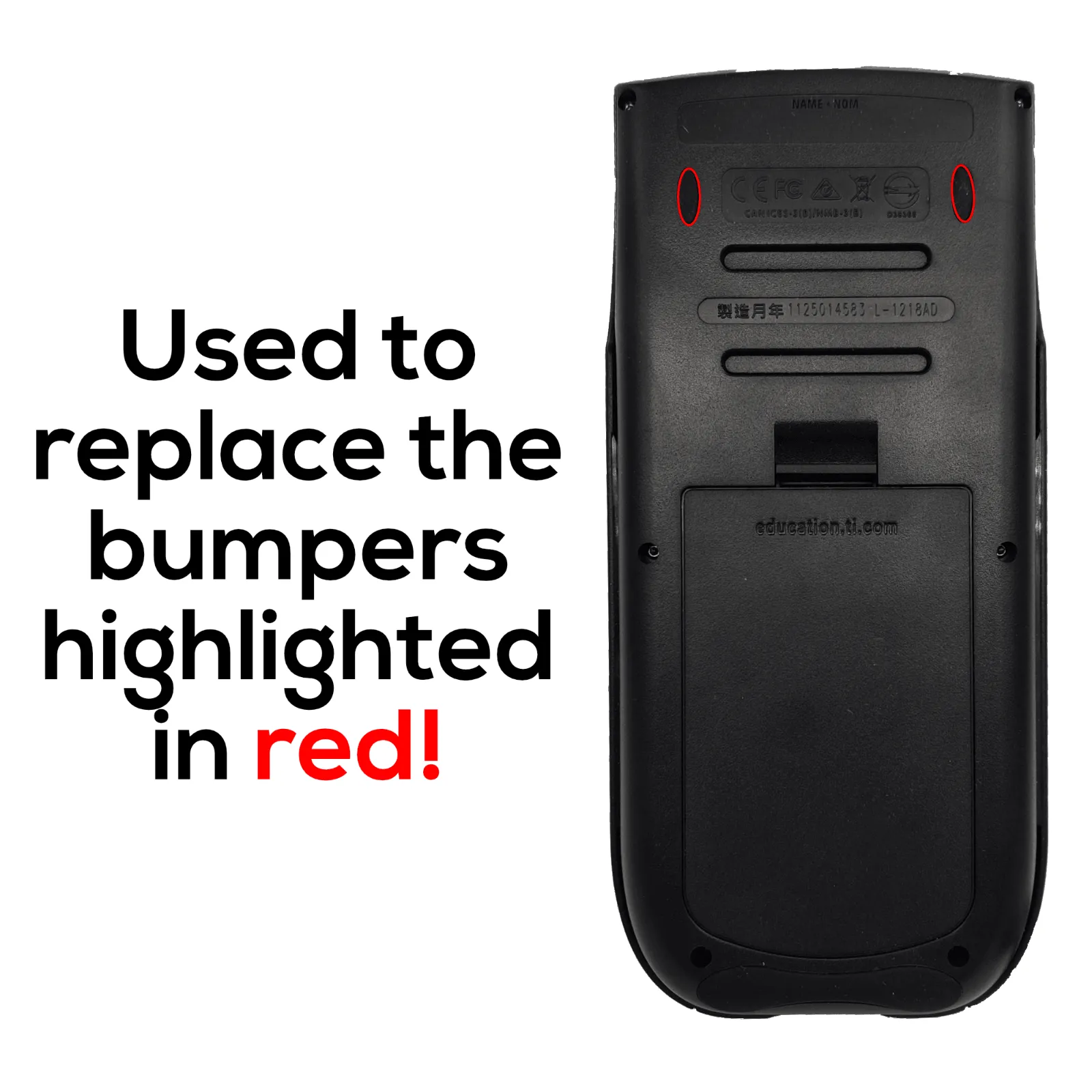 Replacement Bumpers for the Ti-84 Plus Graphing Calculator - Image 4