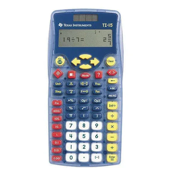TI-15 Explorer Elementary Calculator - Class Pack of 30 - Image 4