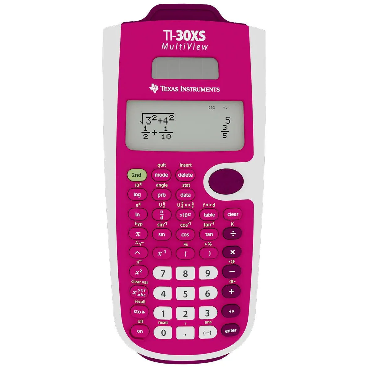TI-30XS MultiView Scientific Calculator - Pink - Image 3