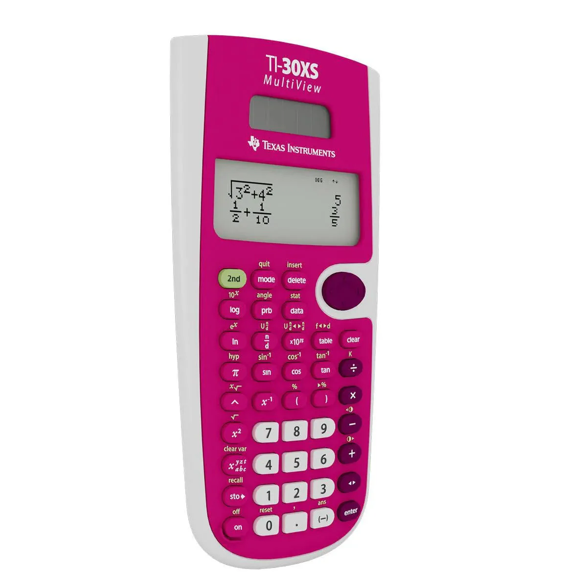 TI-30XS MultiView Scientific Calculator - Pink - Image 5