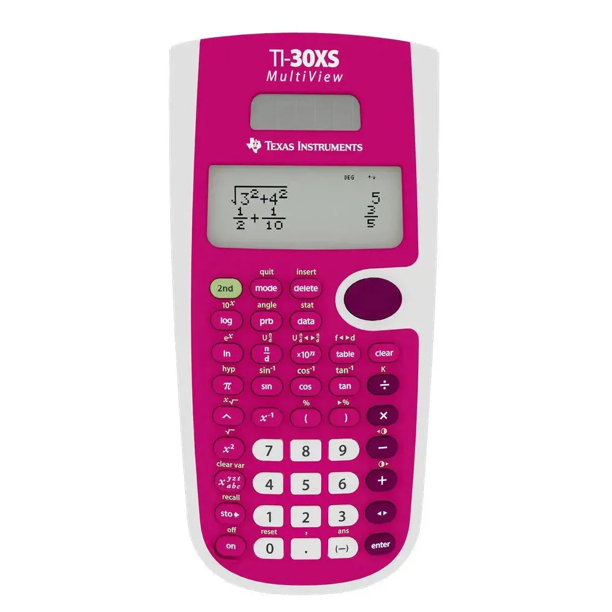 TI-30XS MultiView Scientific Calculator - Pink - Image 6