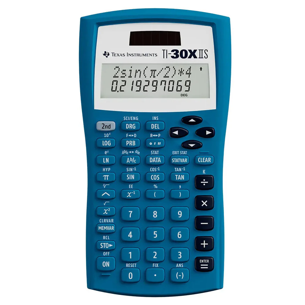 TI-30XIIS Scientific Calculator - Blue - Image 12