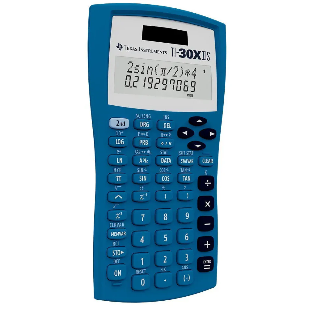 TI-30XIIS Scientific Calculator - Blue - Image 13