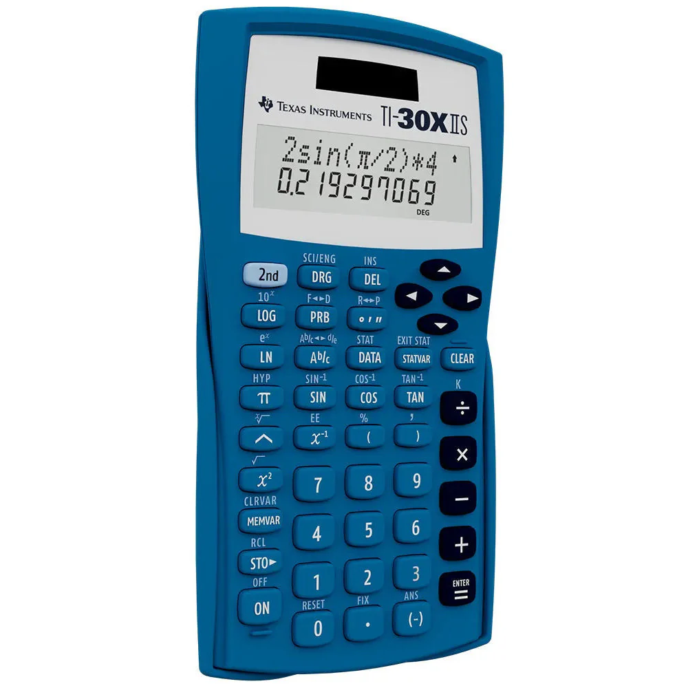 TI-30XIIS Scientific Calculator - Blue - Image 9