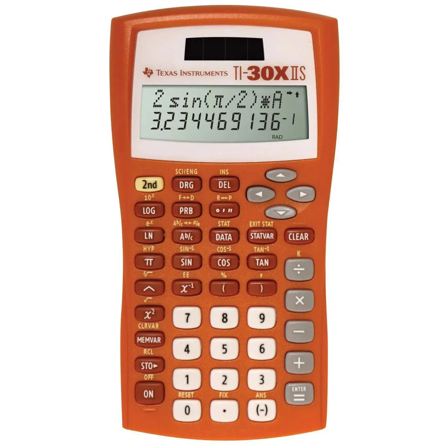 TI-30XIIS Scientific Calculator - Orange - Image 2