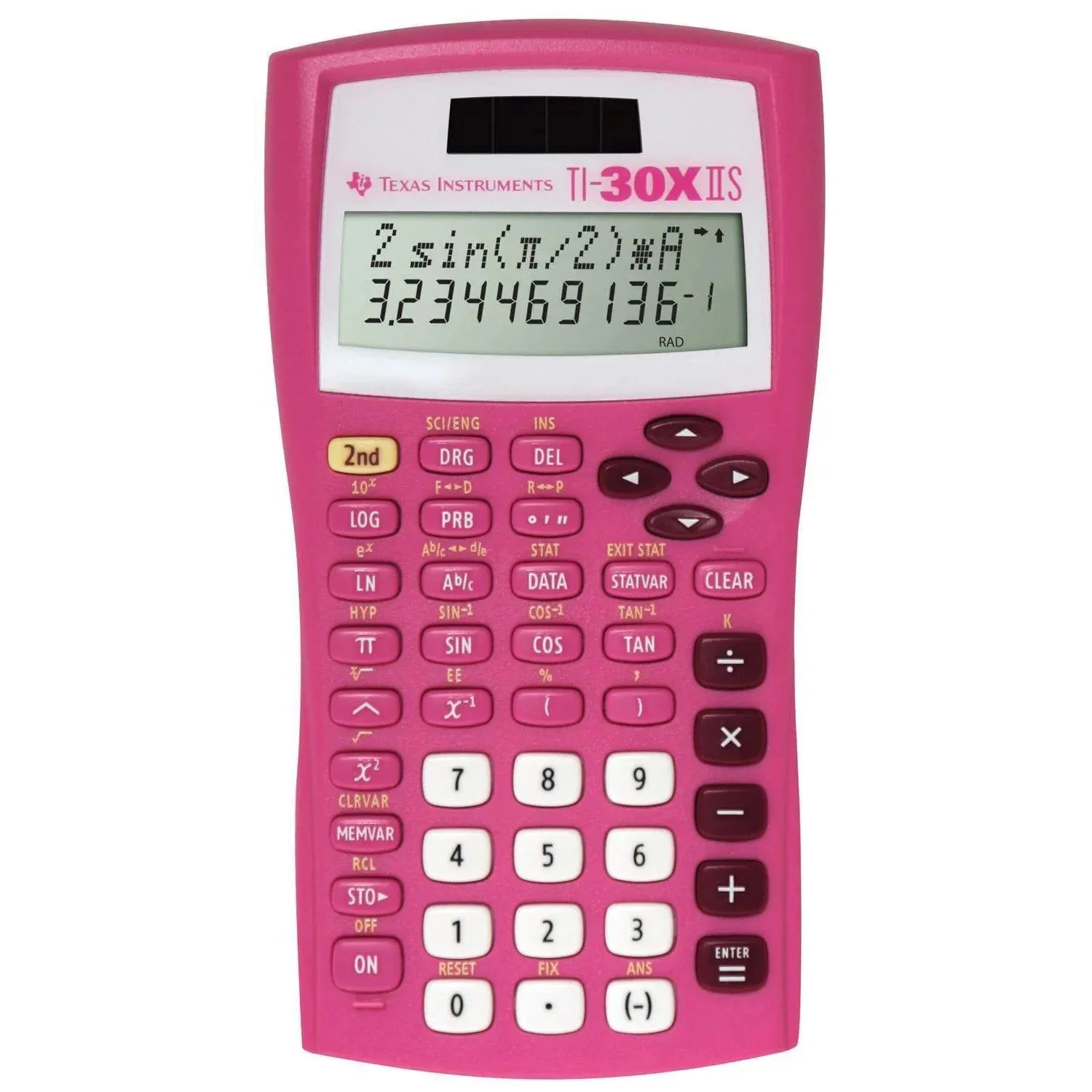TI-30XIIS Scientific Calculator - Pink - Image 6