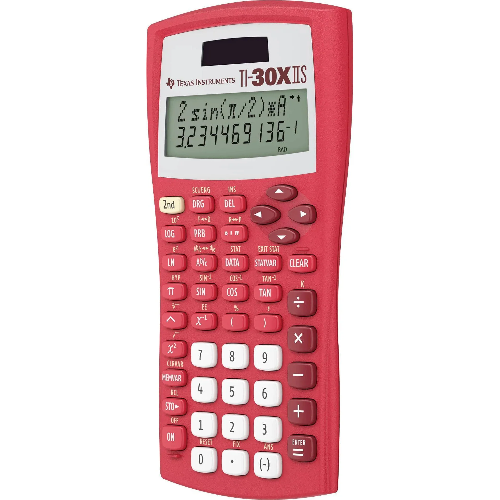 TI-30XIIS Scientific Calculator - Red - Image 3