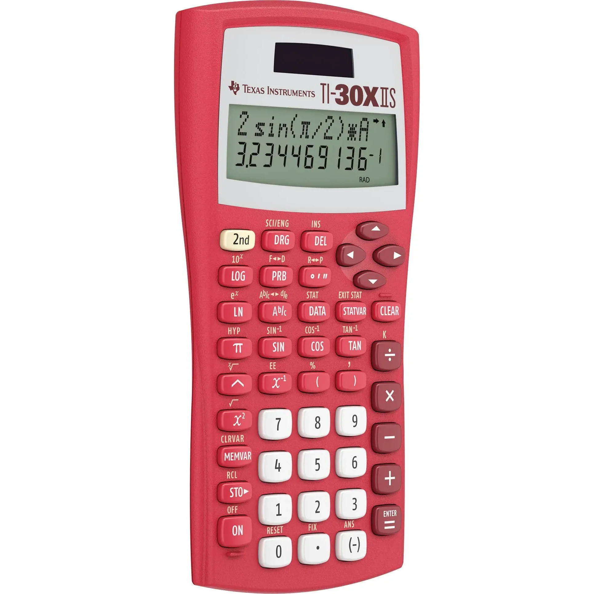 TI-30XIIS Scientific Calculator - Red - Image 4
