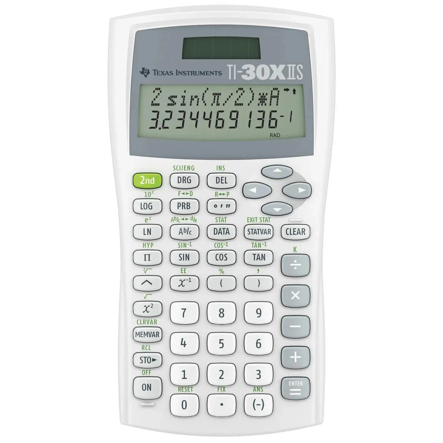 TI-30XIIS Scientific Calculator - White - Image 6