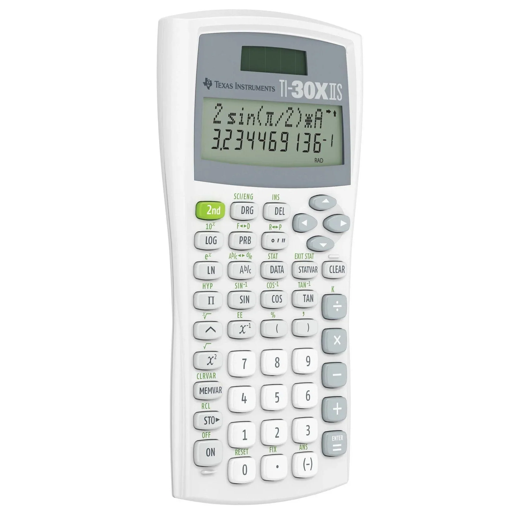 TI-30XIIS Scientific Calculator - White - Image 7