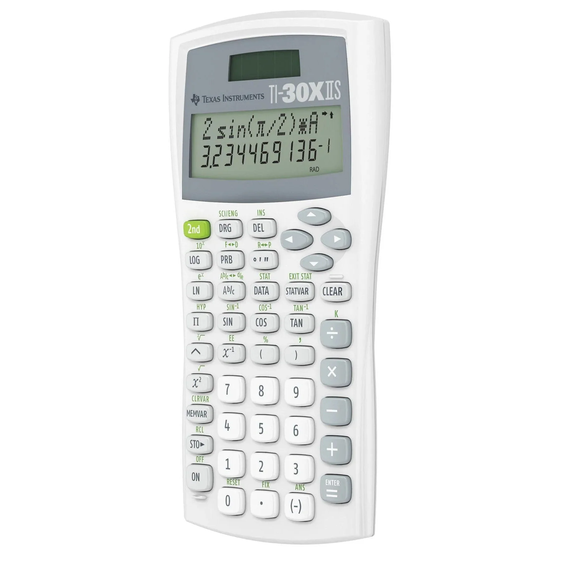 TI-30XIIS Scientific Calculator - White - Image 8