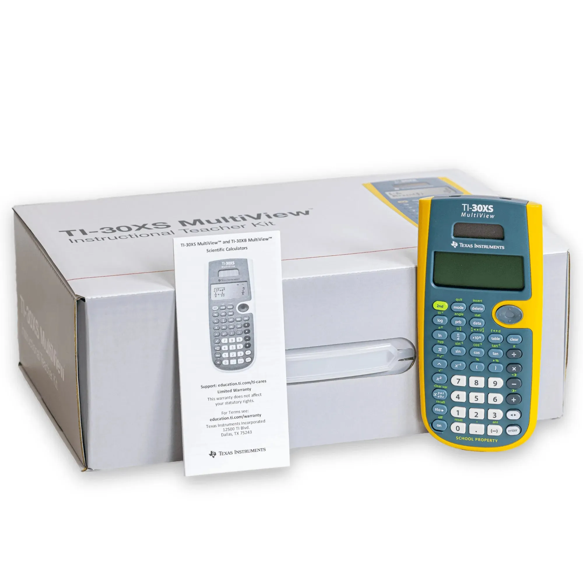 Texas Instruments® TI-30XS MultiView™ Class Pack of 30 - EZSpot Yellow - Image 3