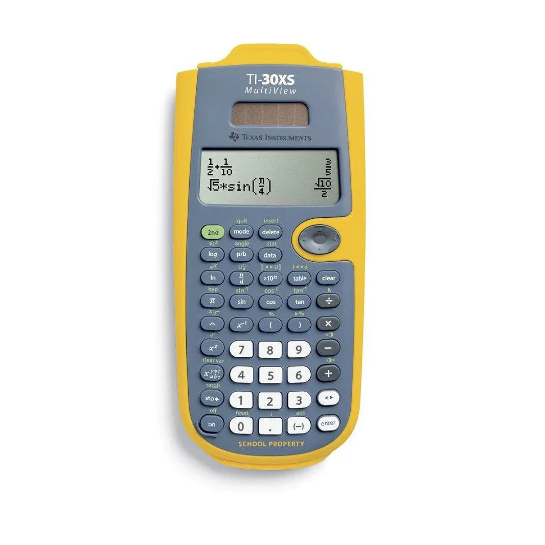 TI-30XS MultiView Scientific Calculator - Bulk Packaging - Image 4