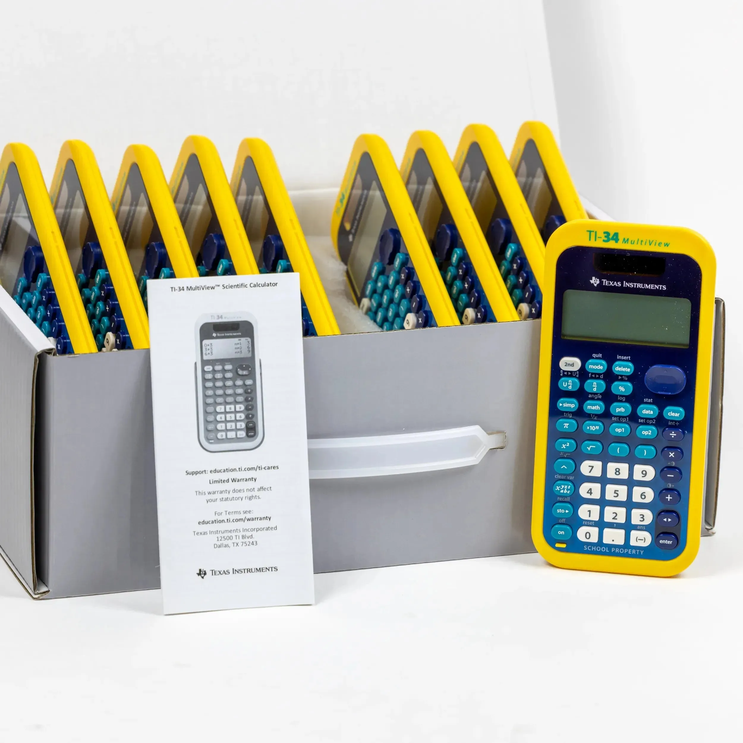 TI-34 MultiView Class Pack of 30 - EZSpot Yellow - Image 4