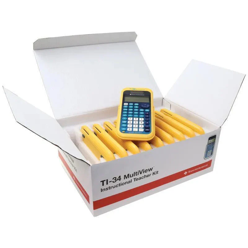 TI-34 MultiView Teacher's Pack of 10 - EZSpot Yellow - Image 9