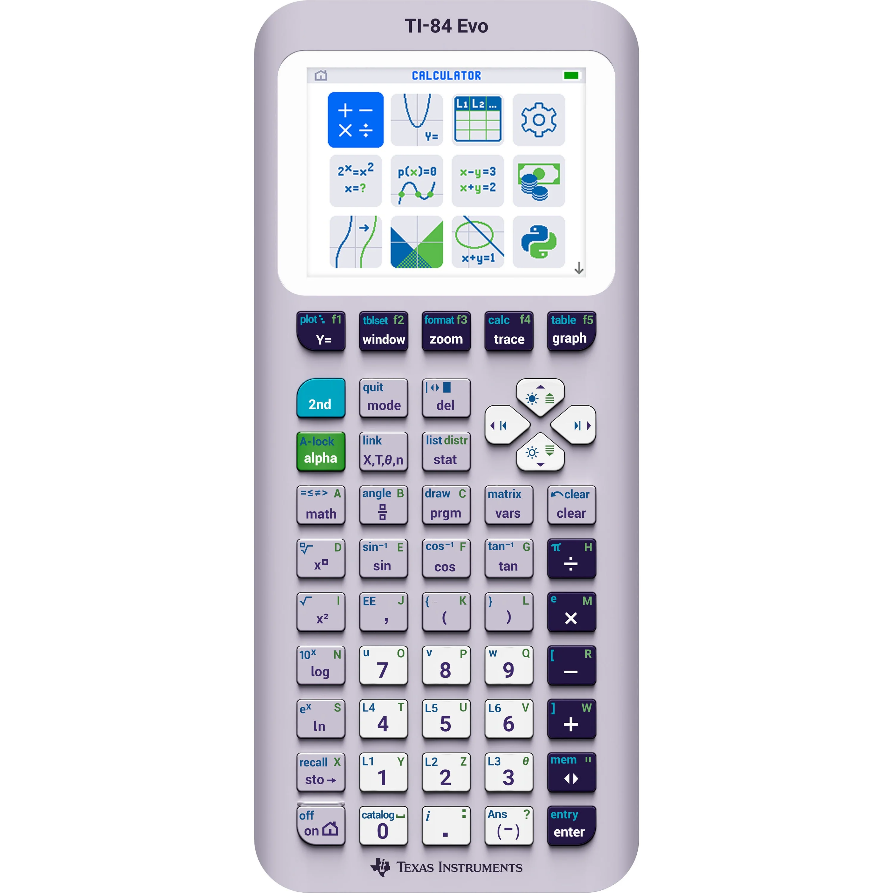 TI-84 Evo Graphing Calculator - Lavender - Image 13