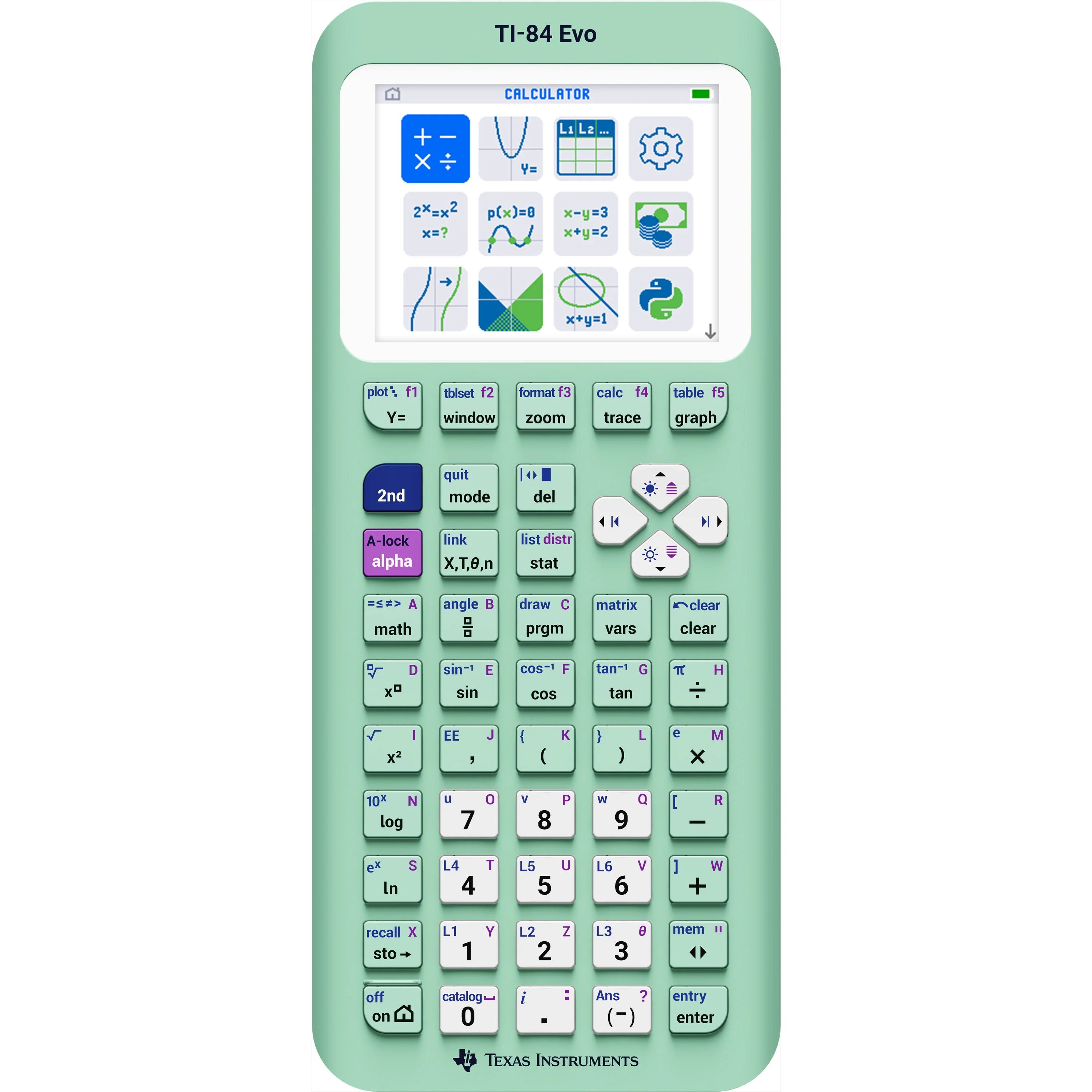 TI-84 Evo Graphing Calculator - Mint - Image 13