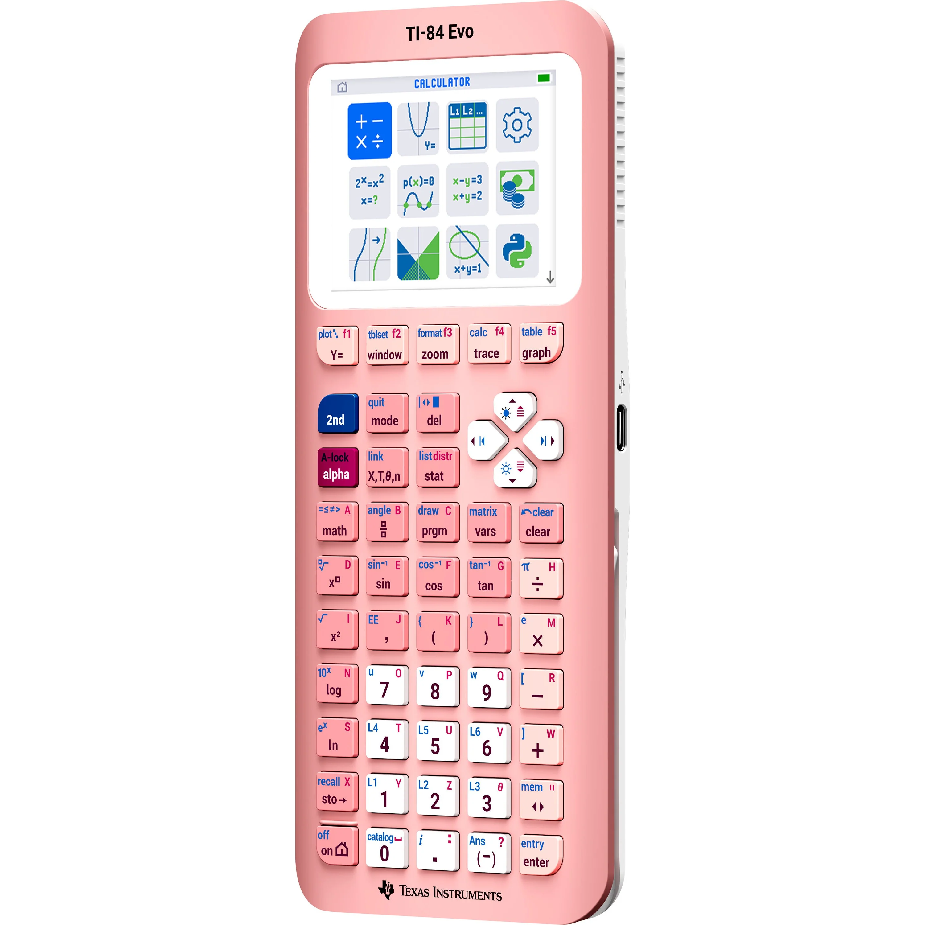 TI-84 Evo Graphing Calculator - Pink - Image 11