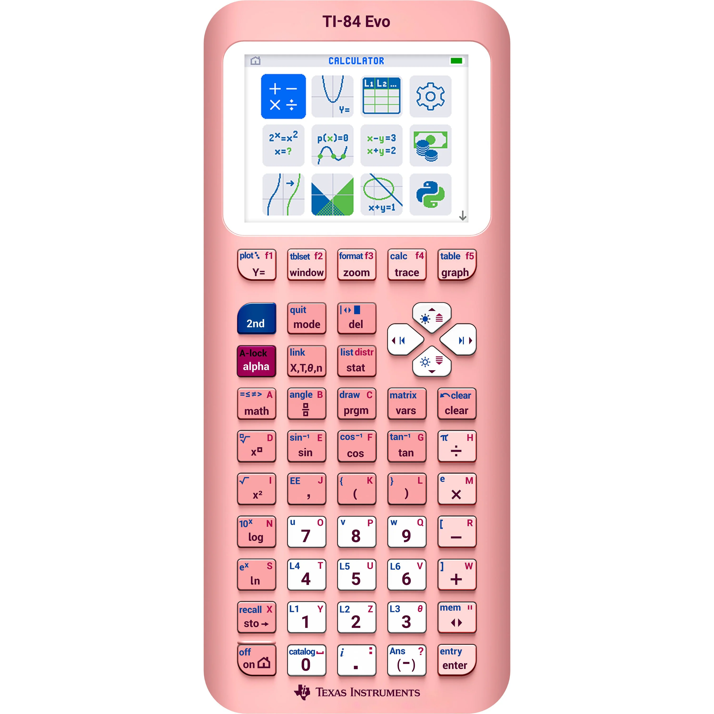 TI-84 Evo Graphing Calculator - Pink - Image 12