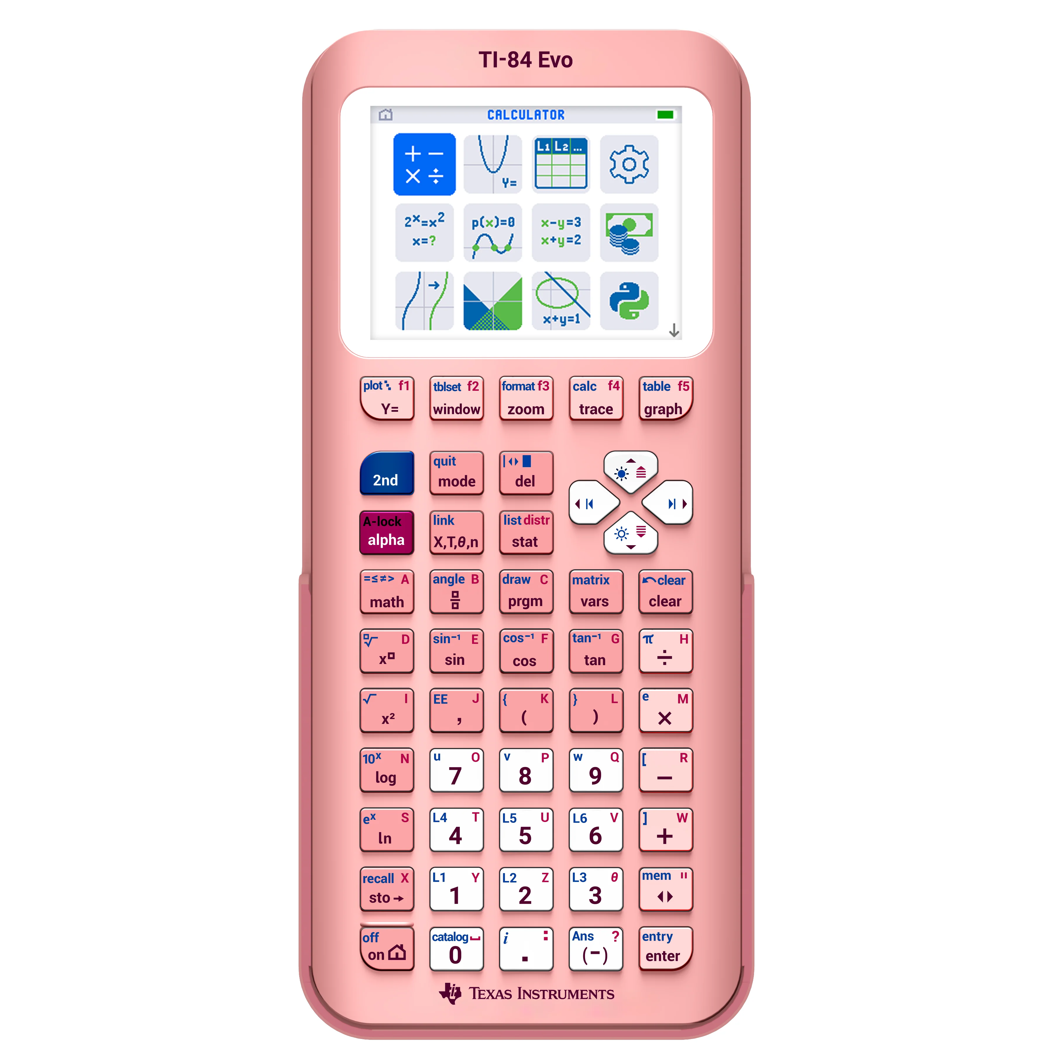 TI-84 Evo Graphing Calculator - Pink - Image 2