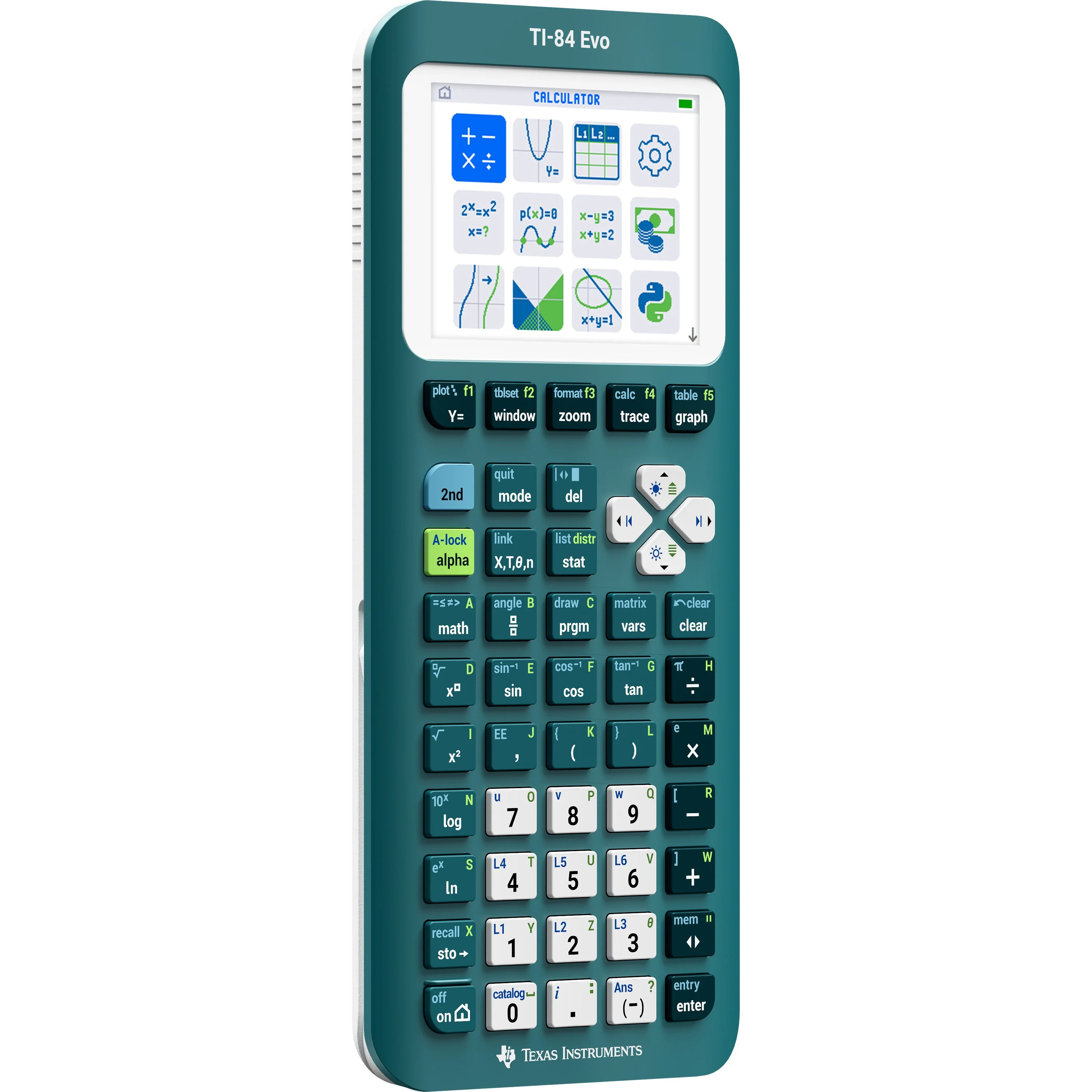 TI-84 Evo Graphing Calculator - Teal - Image 7