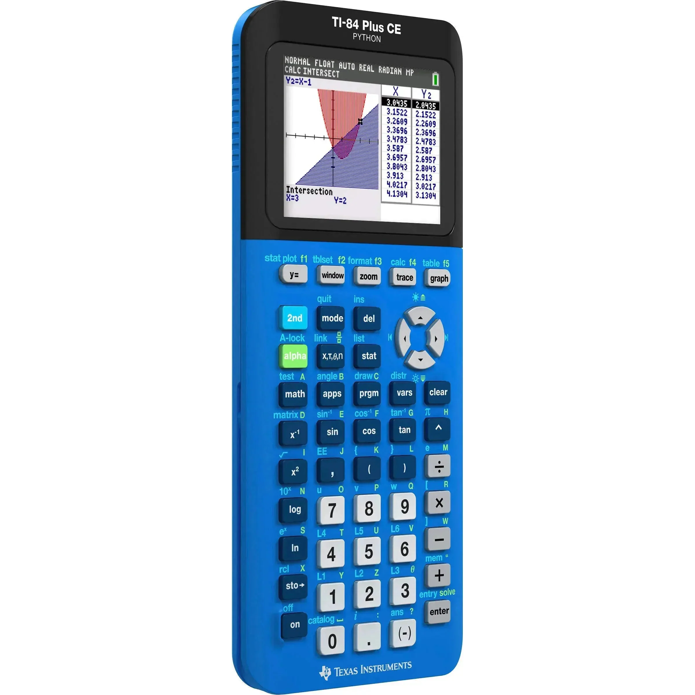 Ti-84 Plus CE Python Graphing Calculator - Bionic Blue - Image 6