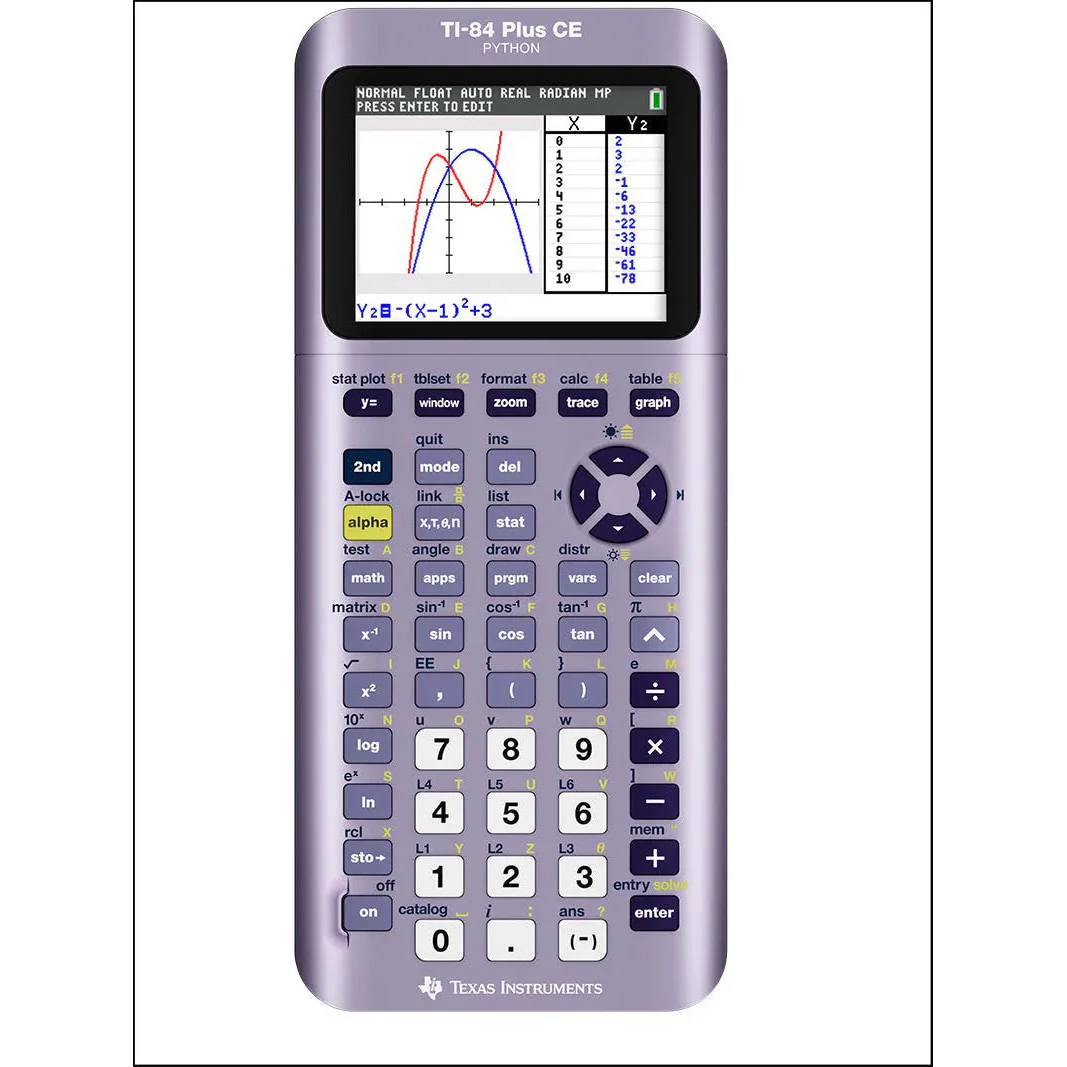 Ti-84 Plus CE Python Graphing Calculator - Infinity Iris - Image 13