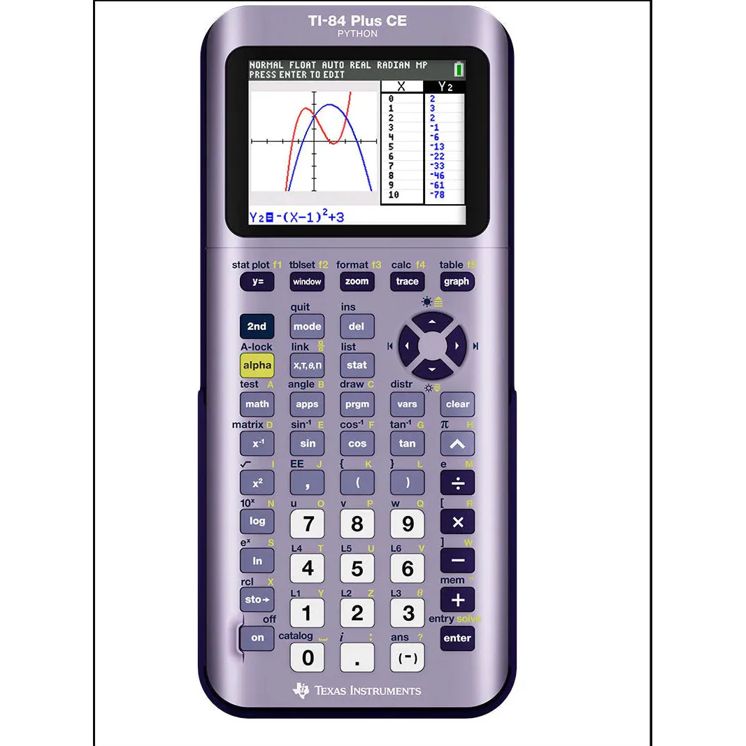 Ti-84 Plus CE Python Graphing Calculator - Infinity Iris - Image 8