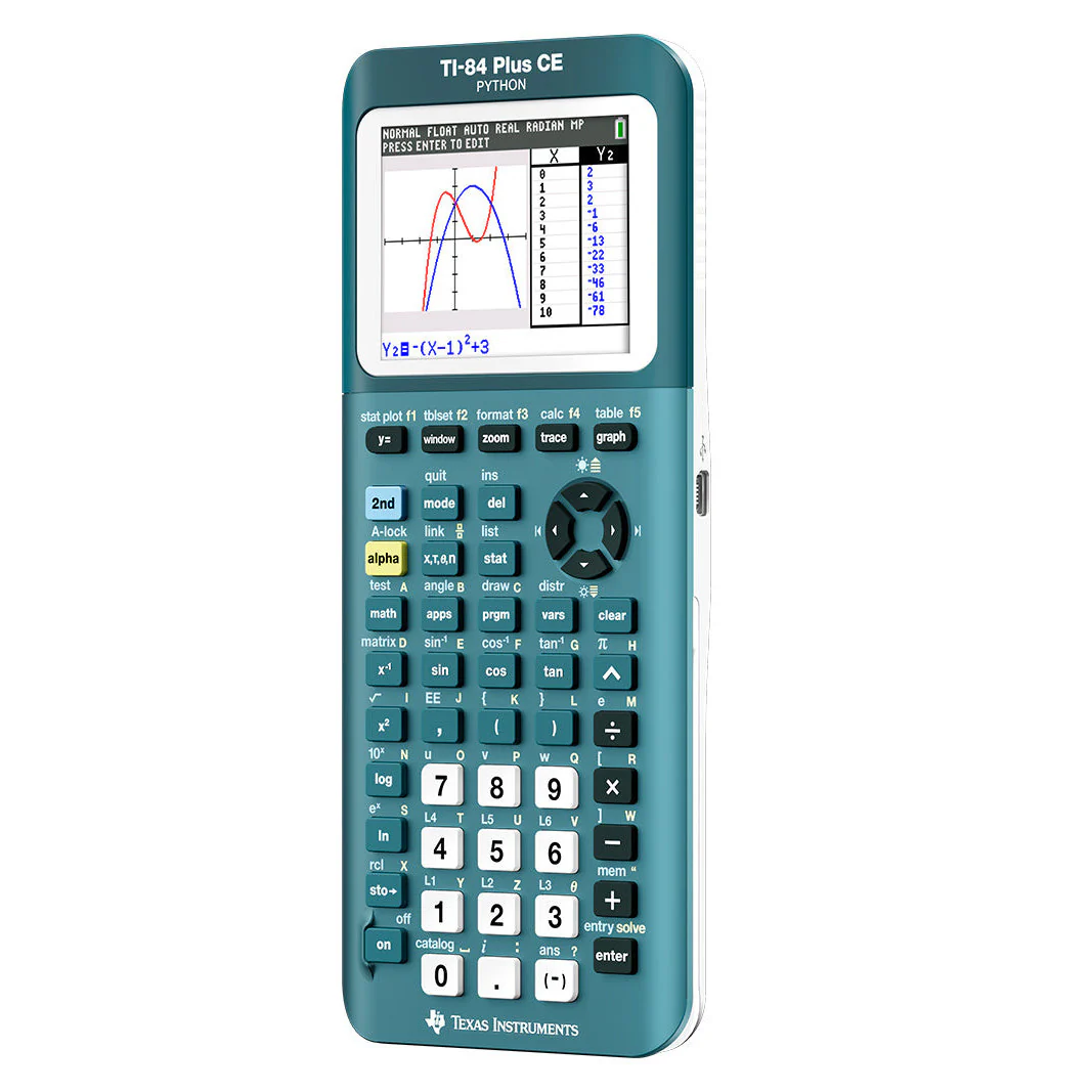 Ti-84 Plus CE Python Graphing Calculator - Totally Teal - Image 11