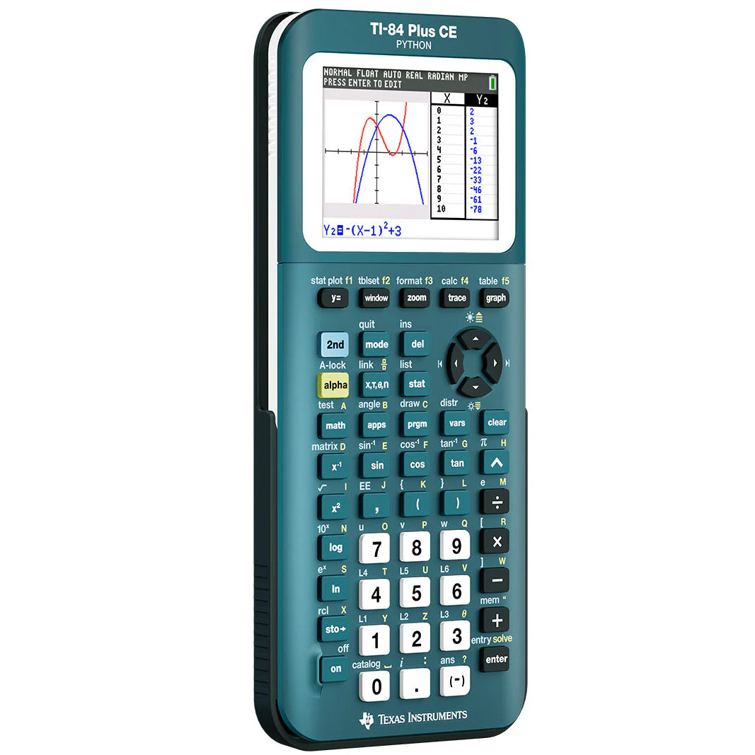 Ti-84 Plus CE Python Graphing Calculator - Totally Teal - Image 12