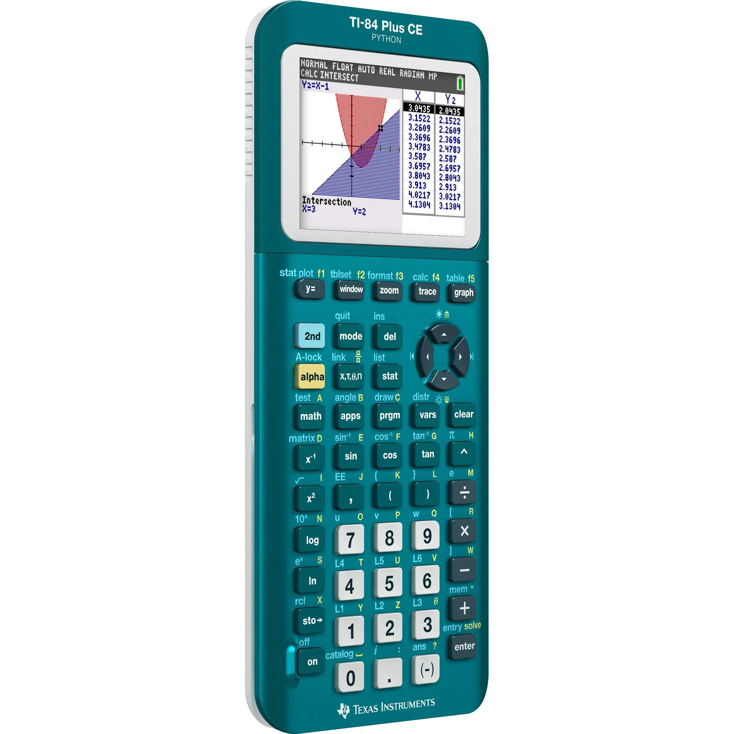 Ti-84 Plus CE Python Graphing Calculator - Totally Teal - Image 7