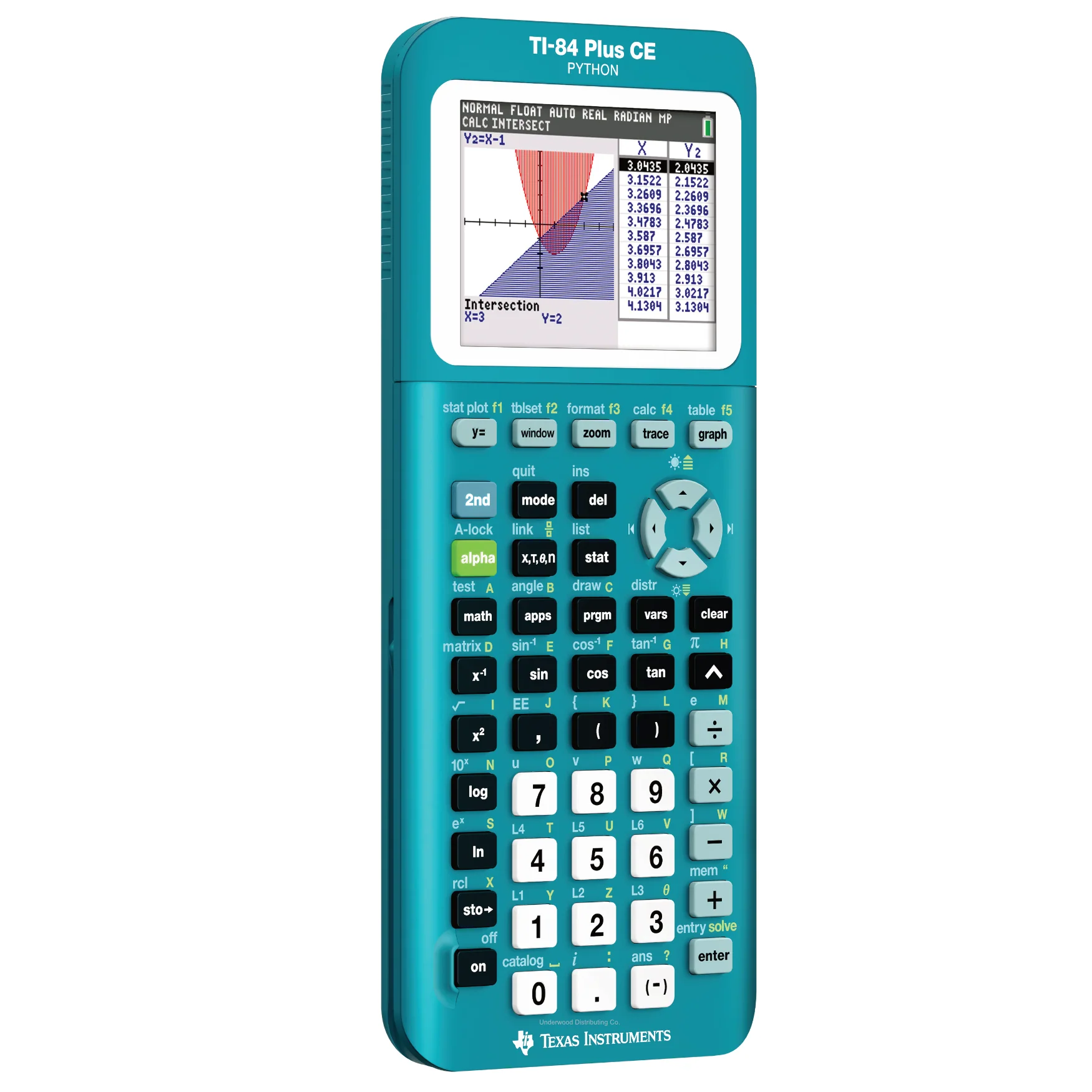 Ti-84 Plus CE Python Graphing Calculator - Trinomial Teal - Image 6