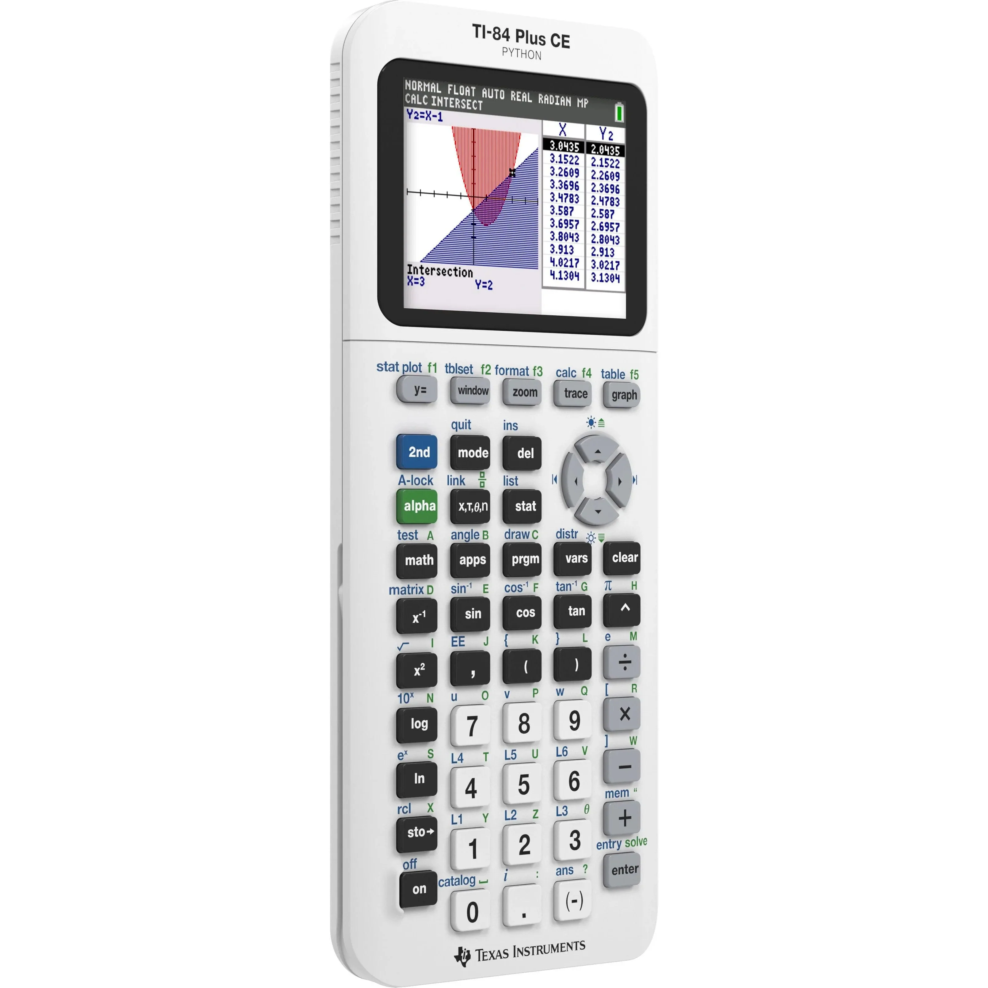 Ti-84 Plus CE Python Graphing Calculator - White (Crisp Calculations) - Image 6