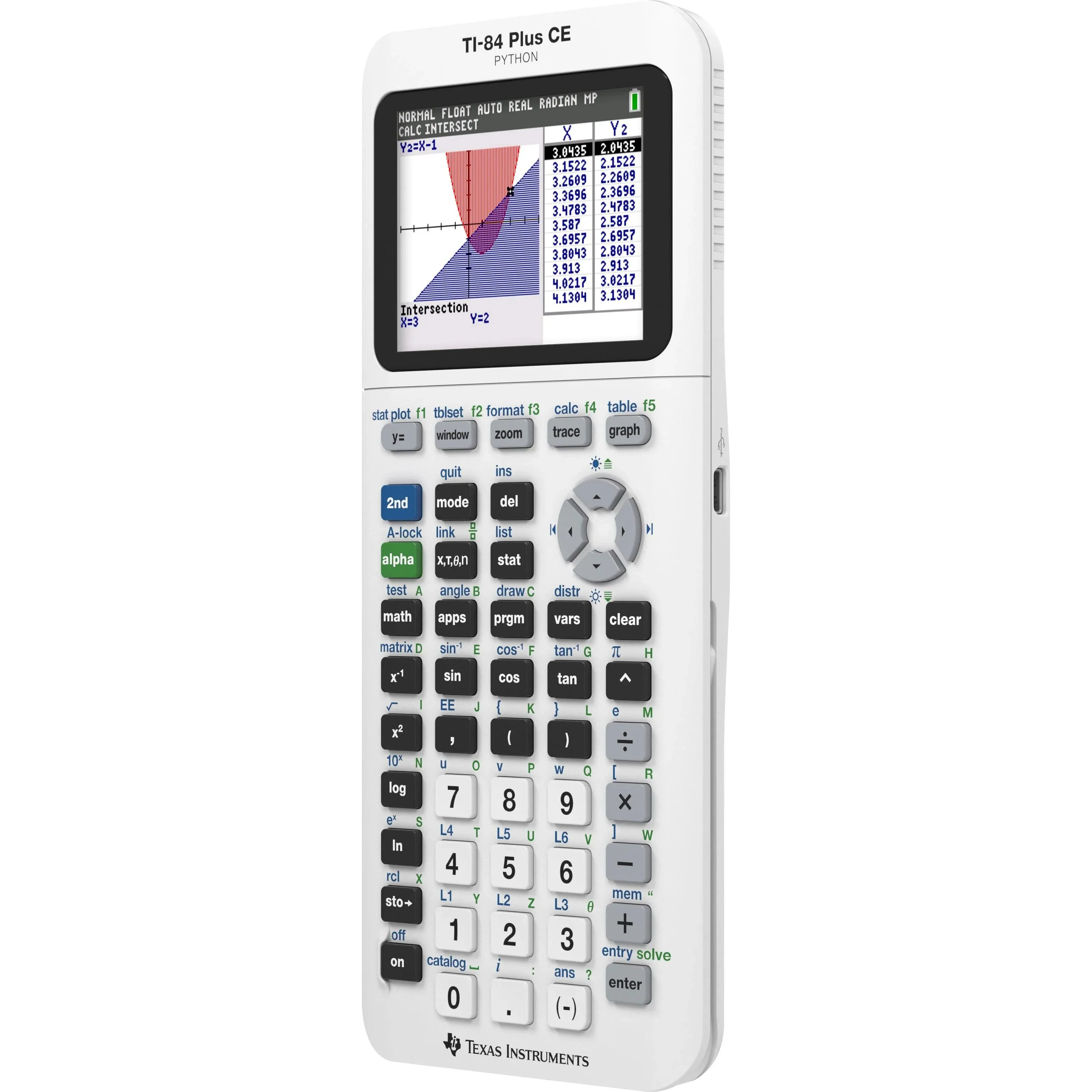 Ti-84 Plus CE Python Graphing Calculator - White (Crisp Calculations) - Image 7