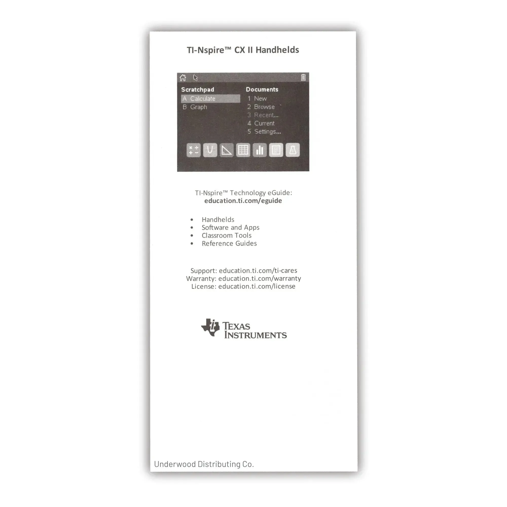 Texas Instruments Graphing Calculator Replacement Quick Reference Guide - Image 6