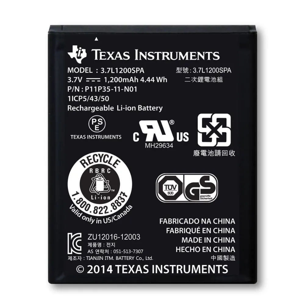 Replacement Battery for the Ti-Nspire CX II and CX II CAS - Image 3